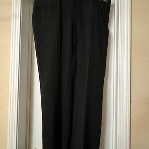 Sears Simply Styled Black Pinstripe Bootcut Pants